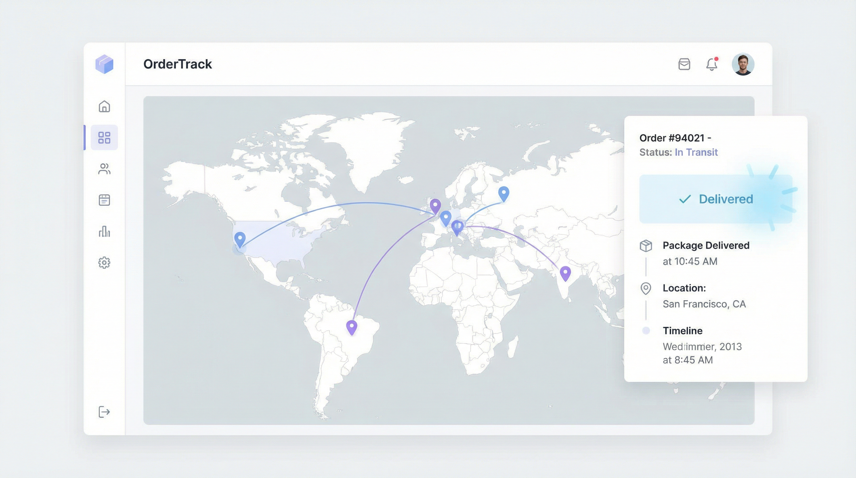 ORDER TRACKING: Never Lose Sight