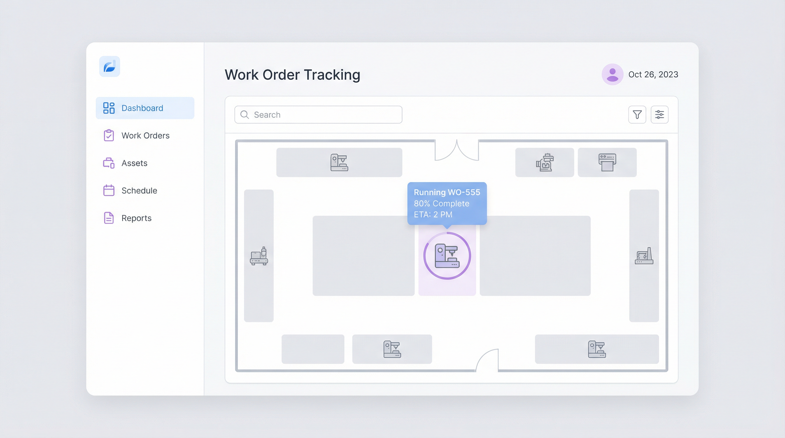 WORK ORDER TRACKING: Real-Time Status